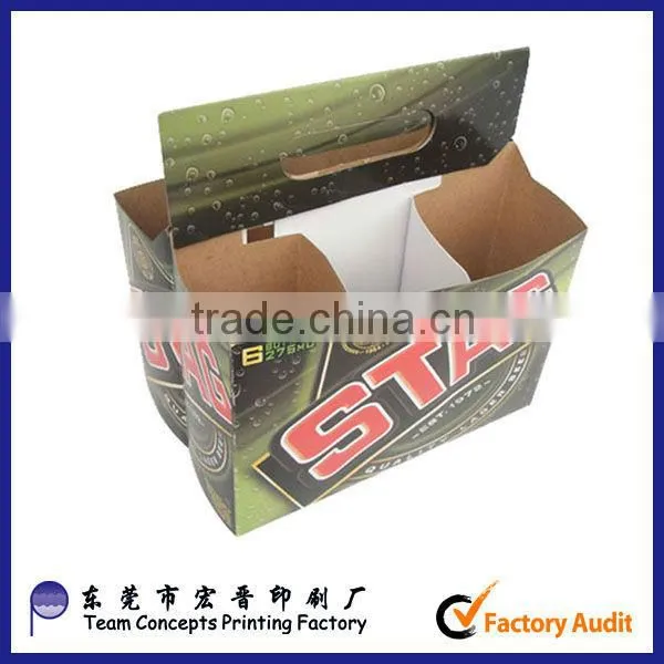 cardboard beer bottle display box