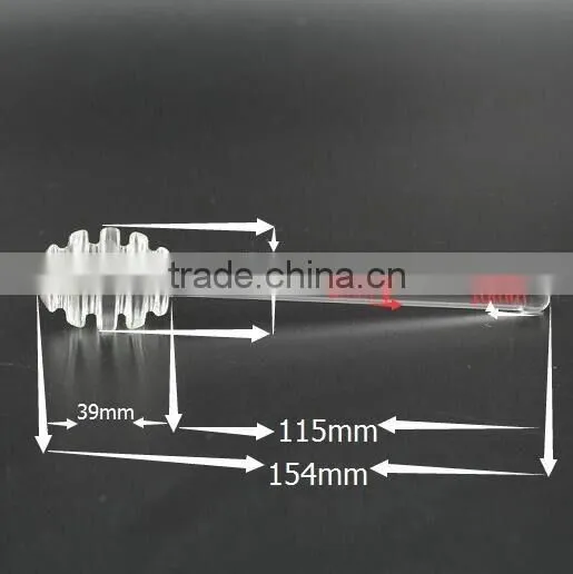 wholesale glass honey stick dipper coffee stirrer glass stick