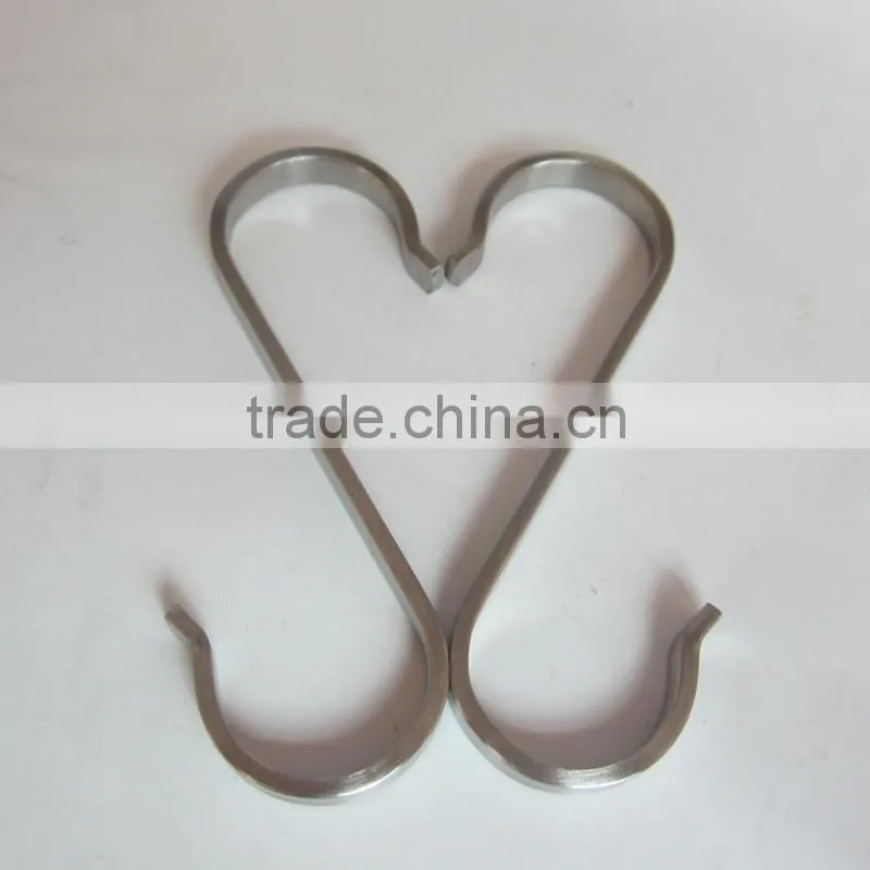 2MM Thickness Stainless Steel Plain Wire S Hook For Kitchen In Bulk Price