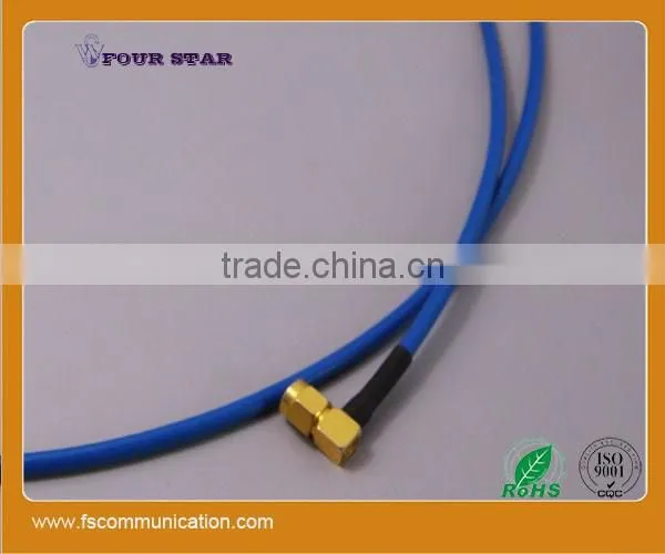 RG402 Cable Assembly SMA Male Right Angle to SMA Male Right Angle Connector