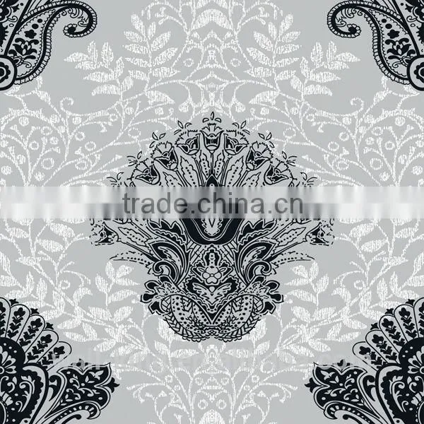 chinese traditional wall paper black and white