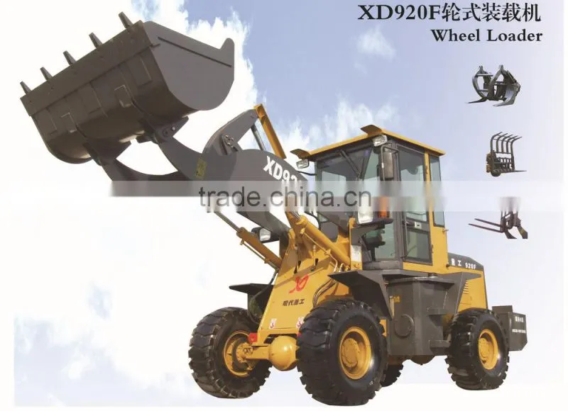 Factory price!! 1.6 ton wheel loader front end laoder
