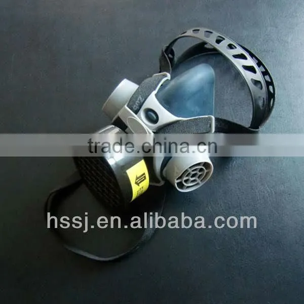2016 actived carbon filter gas mask military gas mask rubber frame military respirator gas mask supplier in China