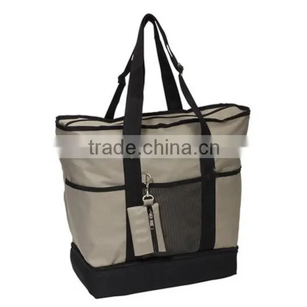 Multi Color Oversized Zipper Closure Big Cheap Reusable Shopping Bag