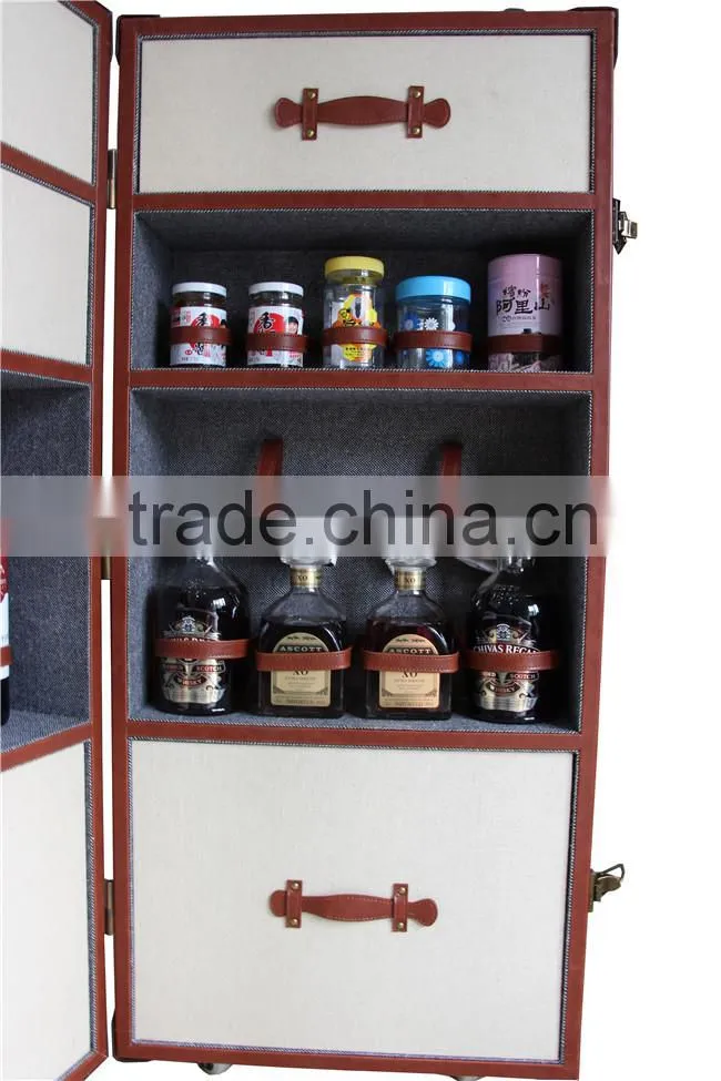 new design wooden wine cabinet/and liquor display cabinet