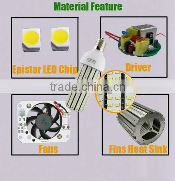 2014 new design led corn light bulb 54w led bulb E27 warm white AC100-240V