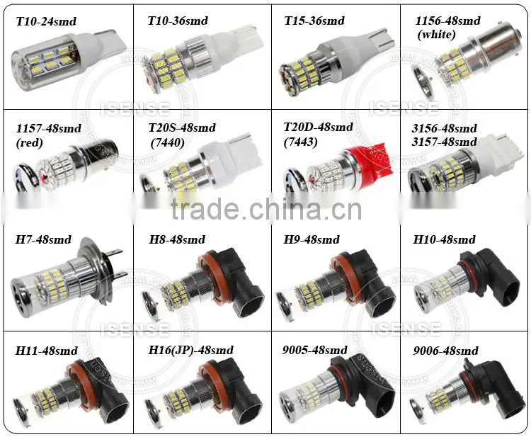 2015 new design canbus error free with 2 years warranty T20/7440/7443 car side brake light power canbus led light