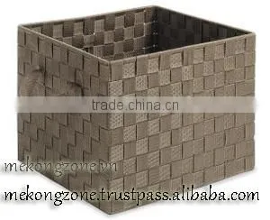 Durable Woven Strapping Storage Basket