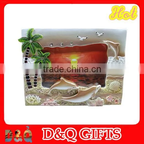 Polyresin Dolphin Photo Frame
