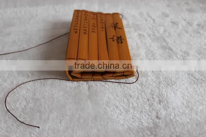 High quality bamboo menu / Chinese bamboo menu