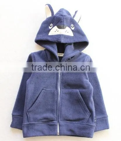 polar fleece jacket boy's thin warm coat boy's casual coat with hooded cheap warm coat
