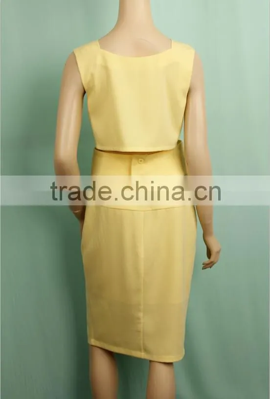 2016 new design western style spring ladies 2 piece casual skirt suits short skirt suits WT141231507