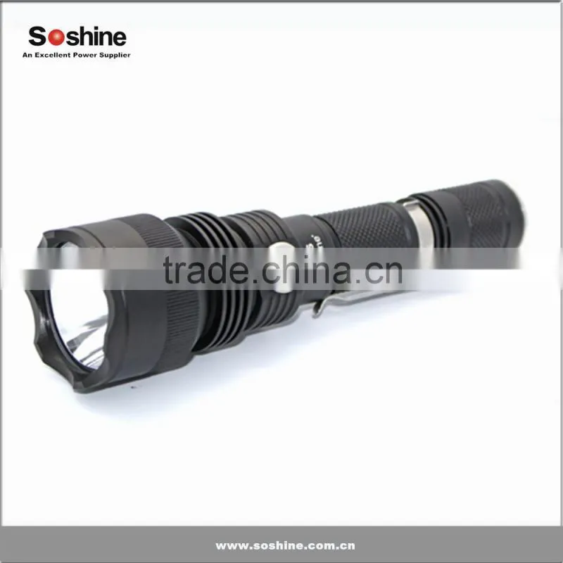 Original Soshine TC6CS LED 960 lumens 18650 rechargeable Tactical led Flashlight torch