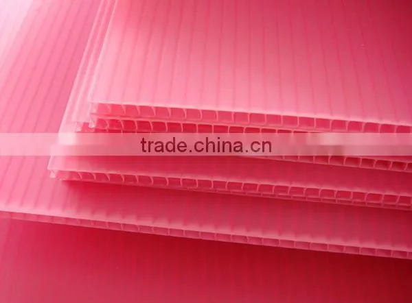 Pure Extruded Polipropylene corrugate Sheet
