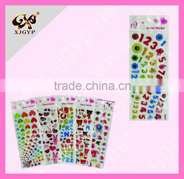 2014 high quality round crystal epoxy stickers (EPOXY8310)