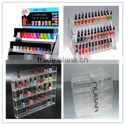 Specialized in manufacturing New Clear Acrylic Nail Polish Display Case,OEM or ODM!