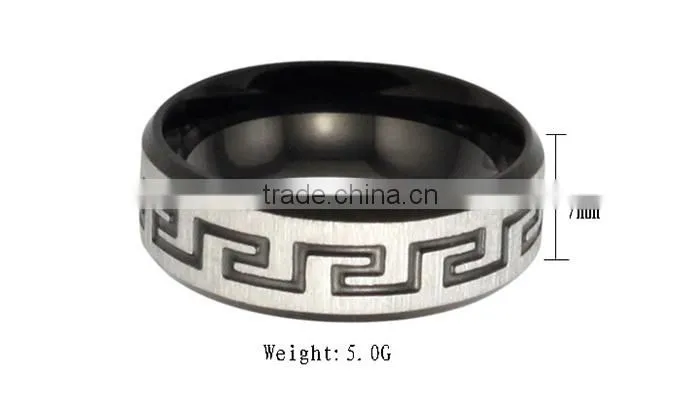 Best Sale Classic Men Ring Greek Style Rings