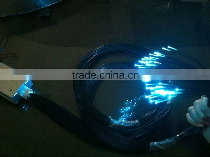 PMMA end glow fiber optic cable for decoration lighting
