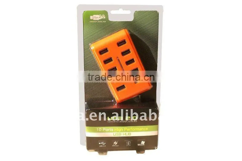 10 port USB HUB for easy expansion