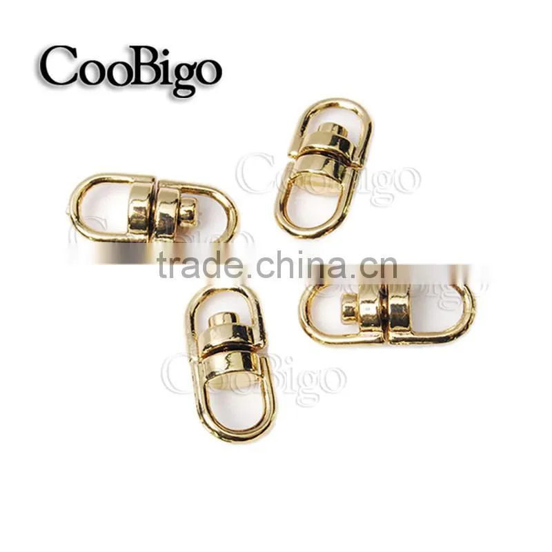 Swivel Connectors For Lanyards Paracord Key Chains Keyrings Handbag #FLC139-S/G