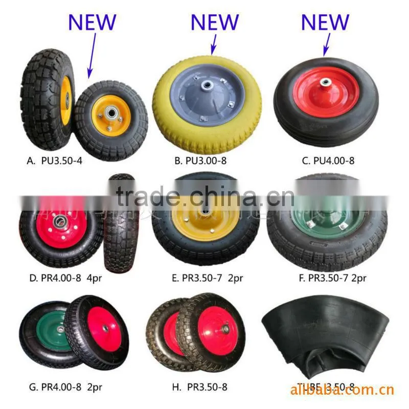 new wheel barrow wheels part rim for 400-8 wheels & spoke