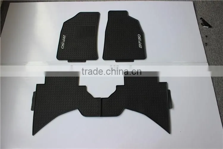 for Mazda BT-50 Four Door Pickup Truck Floor Mats - Liners - 2012-2015 - Four (4) Piece Set