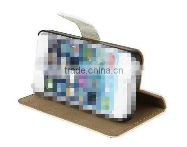 Chinese factory cheap weave wallet pattern leather case for Sony Xperia Z4 with stand