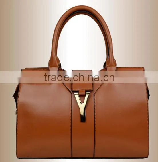 New designed style women brand tote handbag lady hand bag high quality PU bag fashion handbag made in china manufacture