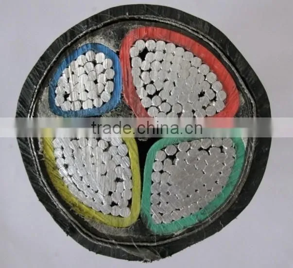 Al conductor PVC insulated PVC sheathed power cable