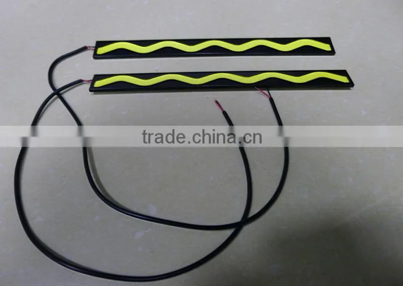 factory wholesale flexible cob led drl/ car daytime running light