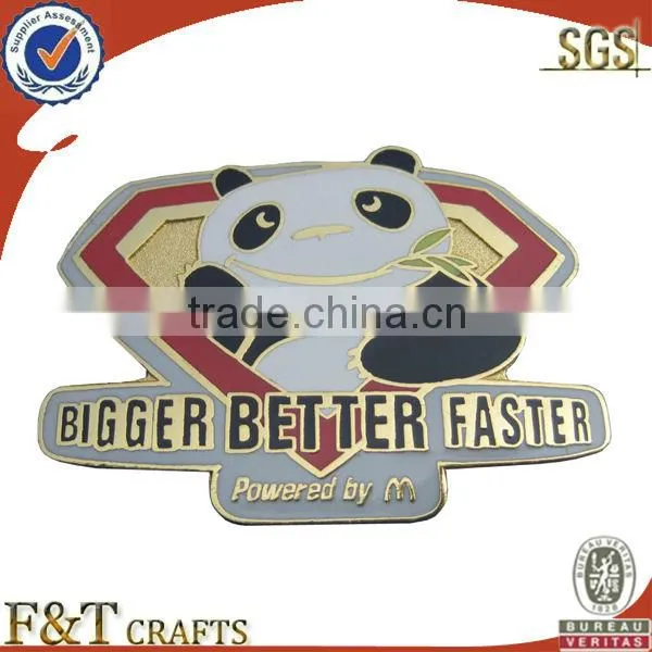 high quality 3D custom made metal bullion badges
