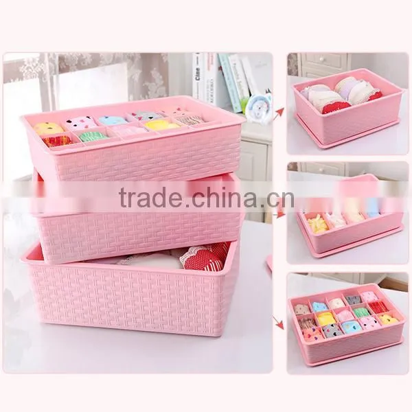 Promotion 3pcs sets ties bra and underwear organizer box