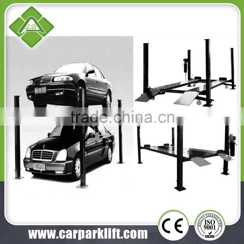 2 floor 4 columns posts car parking lift