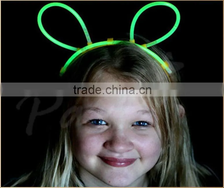Hot carnival party glow hairclip glow in the dark hair band