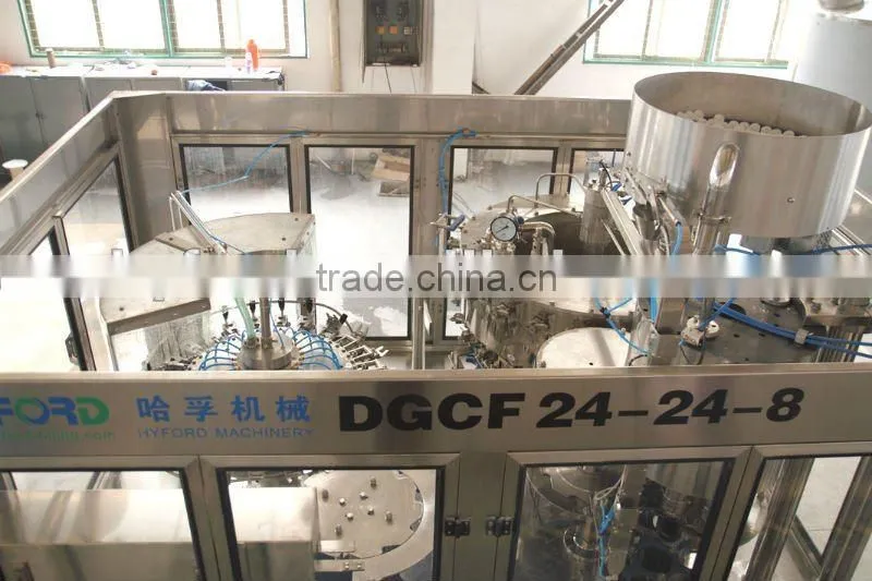Automatic 3-In-1 hot filling orange juice production line/juice filling machine