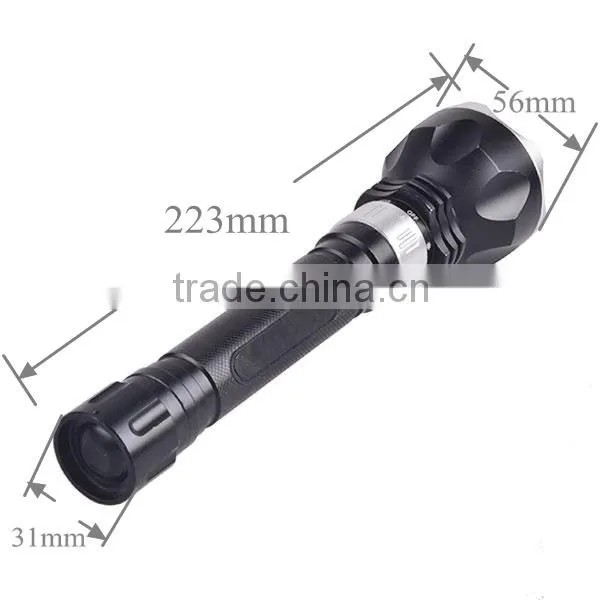 IP68 Powerful Ultra Bright T6 LED Waterproof Diving Flashlight