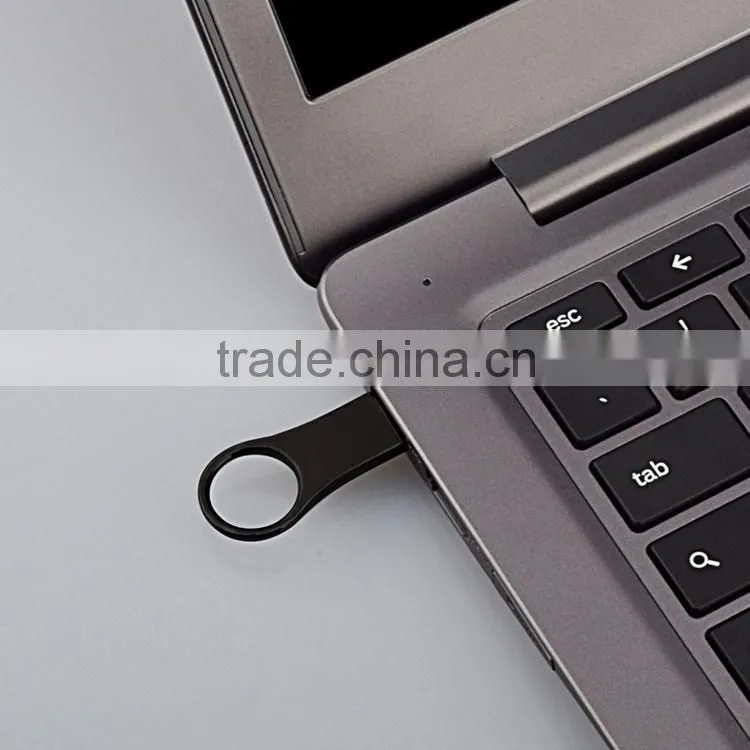 16GB Waterproof USB Flash Drive with Metal Key Ring