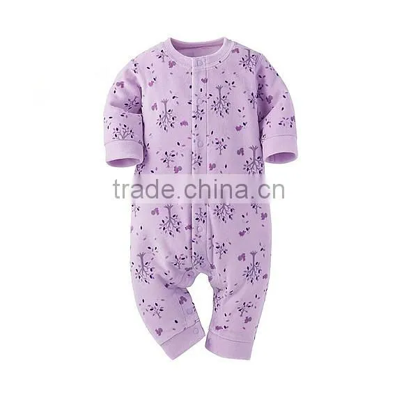 2015 Hot Sale Baby Boys Casual Wearing Printed Qulity Romper 100 Cotton