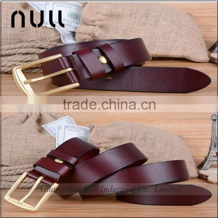 black/ brown/ red portable design buyers men genuine leather belt