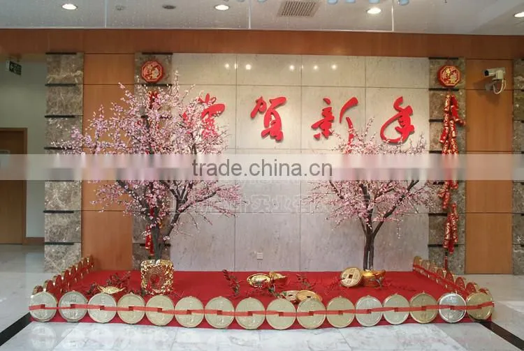 decorative plastic fake cherry blossom tree for weddings
