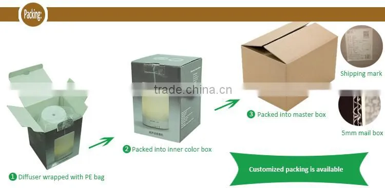 humidifier with LED room mist natural humidifier