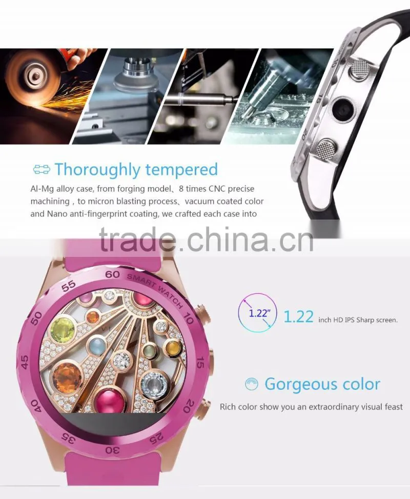 KW08 2016 hot product Smart Watch Smart Phone NFC BLUETOOTH OEM