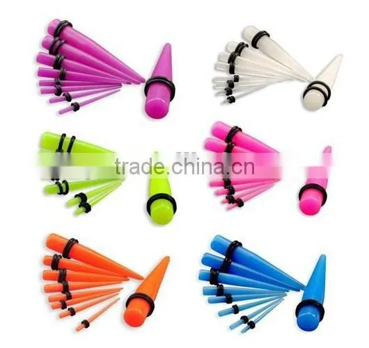 2015 most popuplar Body Piercing Jewelry Acrylic Expanders