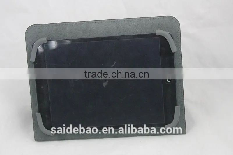 customised gery leather pad cover /PU leather pad case / mobile phone bags