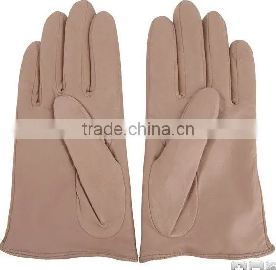 Fashion elegant warm goat skin lady's winter glove