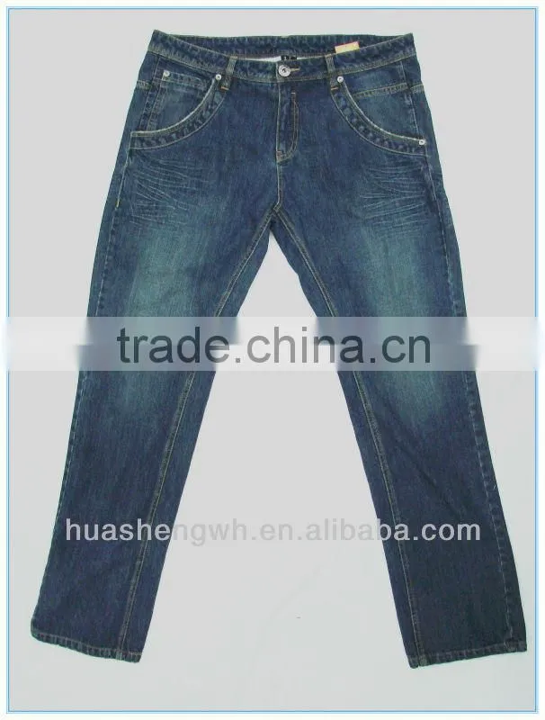 2013 High Quality designer fashion mens cotton jeans pants