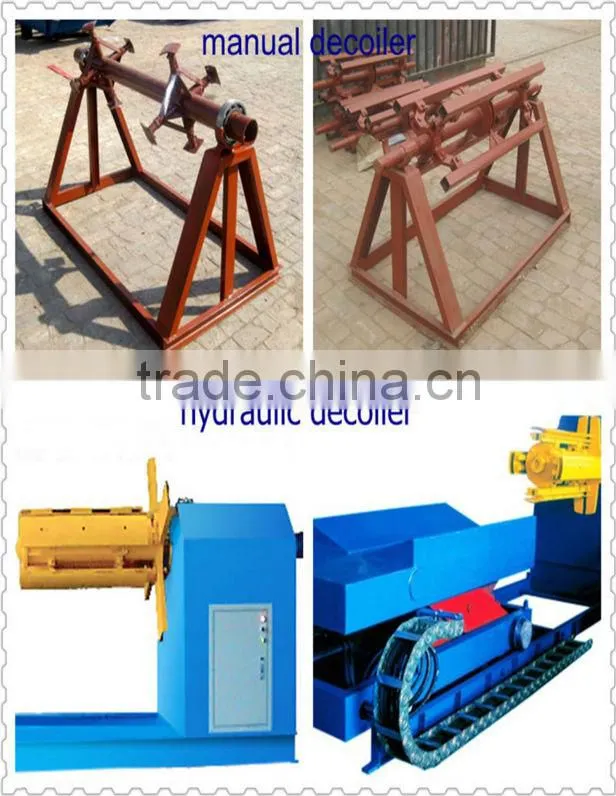 Trade Assurance Automatic Color Coated Metal Glazed Tile and Steel Corrugated Sheet Double Layer Roll Forming Machine