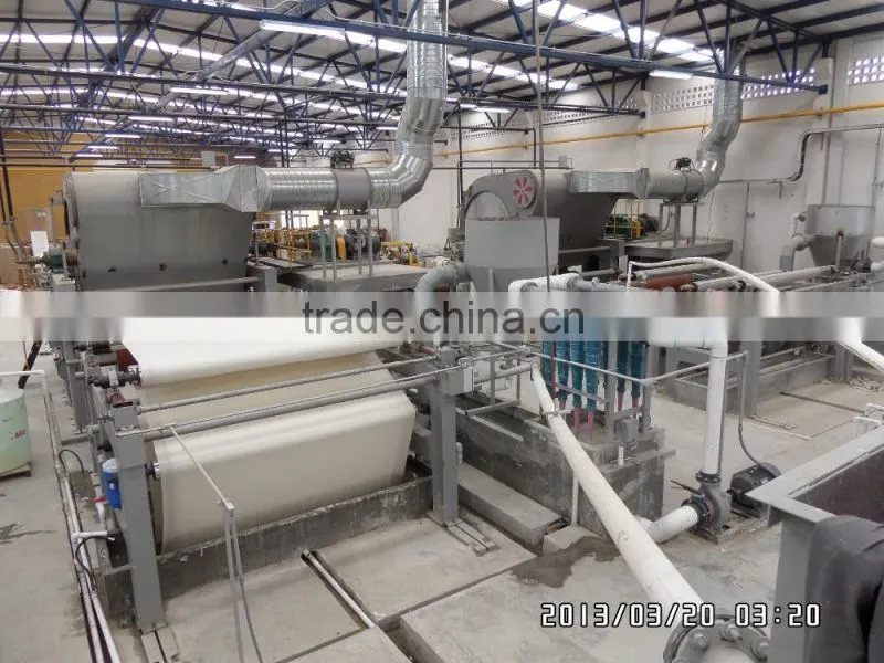 1575 tissue paper recycling manufacturing machine