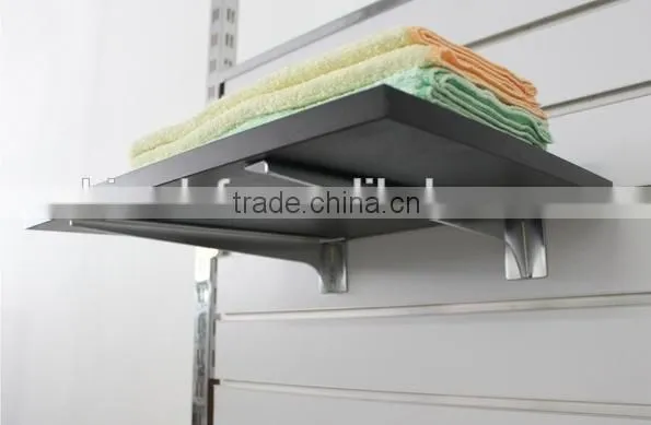 Supermarket/store display melamine MDF wall shelf