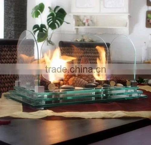 China 520*260*310mm manual bioethanol fireplace heater